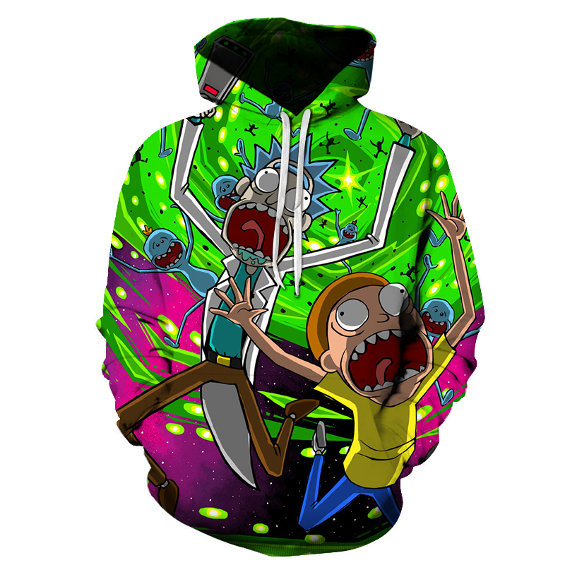 Rick Sanchez & Morty Smith Winter Hoodie | Rick And Morty