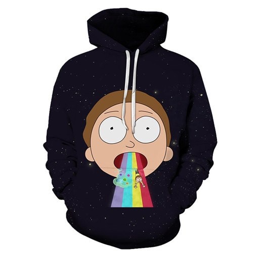 Morty Smith 3D Hoodie | Rick And Morty